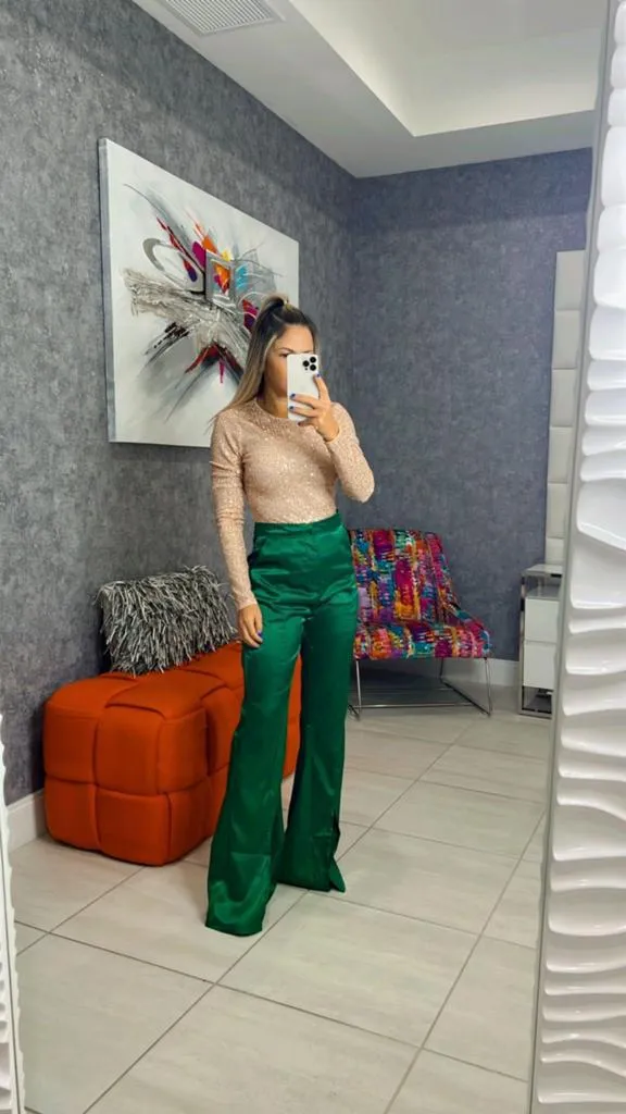 0069 Sequin long sleeve bodysuit