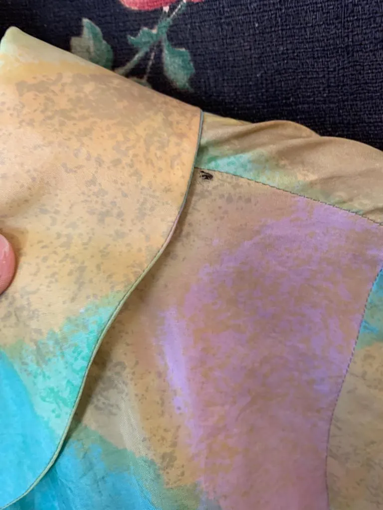 1960s Rainbow Pastel Matching Dress and Jacket Set