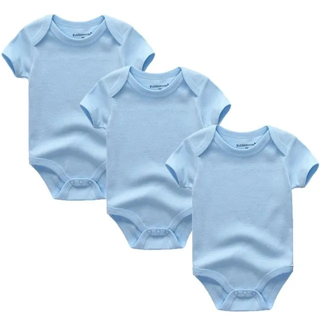 3pcs Baby Girls Bodysuit 0-12M