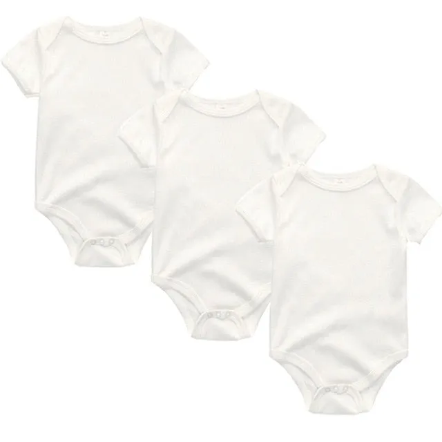 3pcs Baby Girls Bodysuit 0-12M