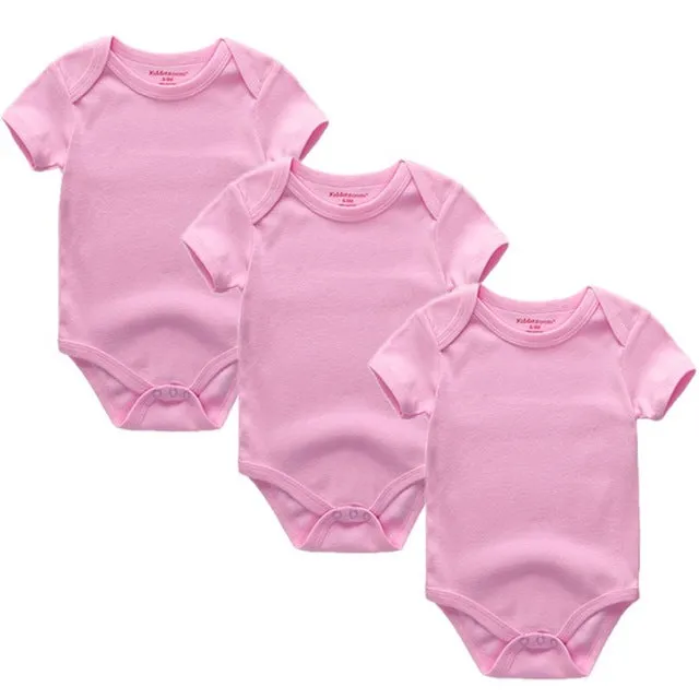 3pcs Baby Girls Bodysuit 0-12M
