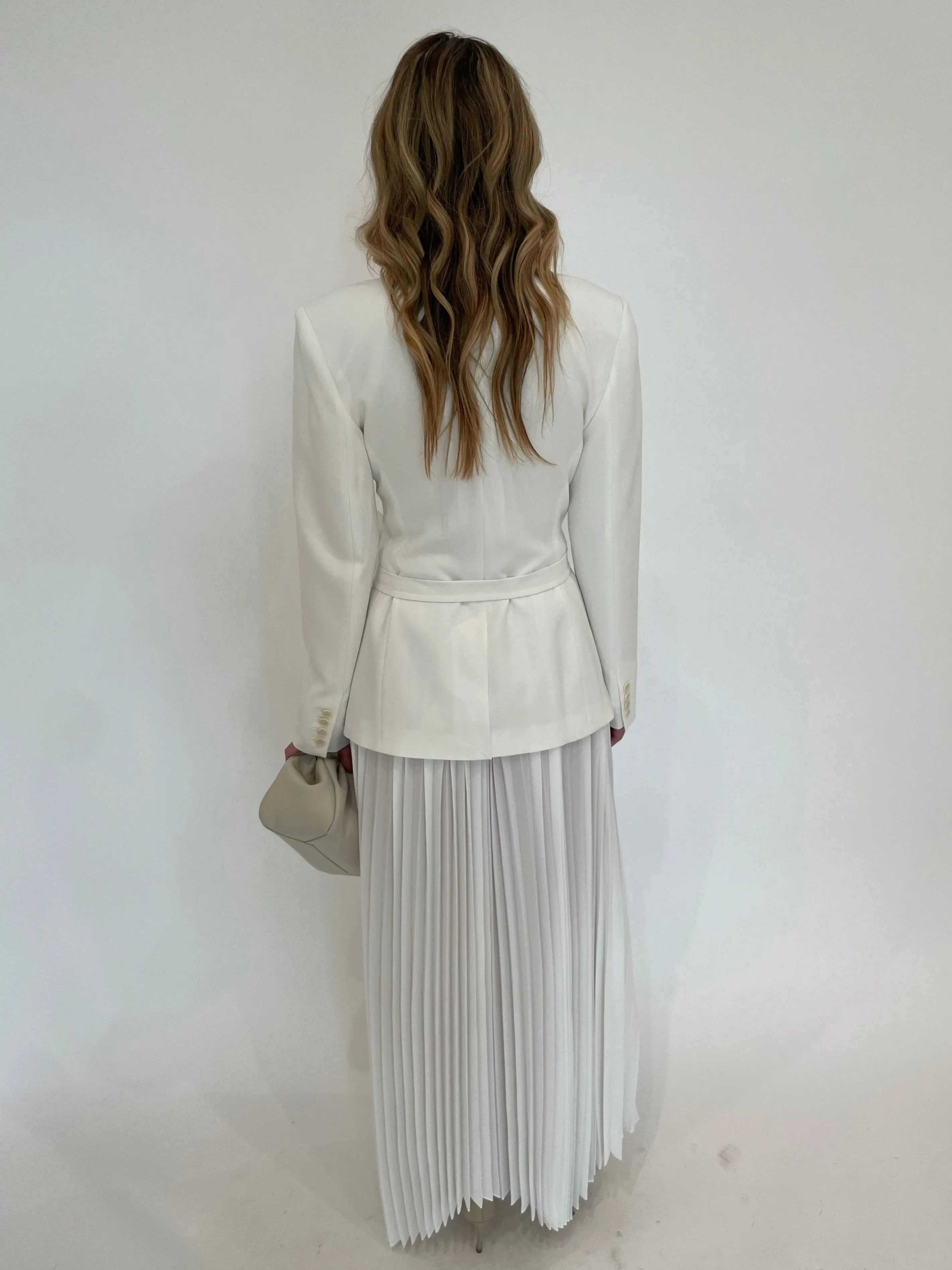 Ambretta Combo Blazer Dress - Ivory