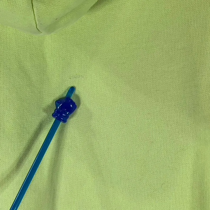AMERICAN EAGLE Men's Neon Yellow Cotton Logo Pullover Hoodie SZ M