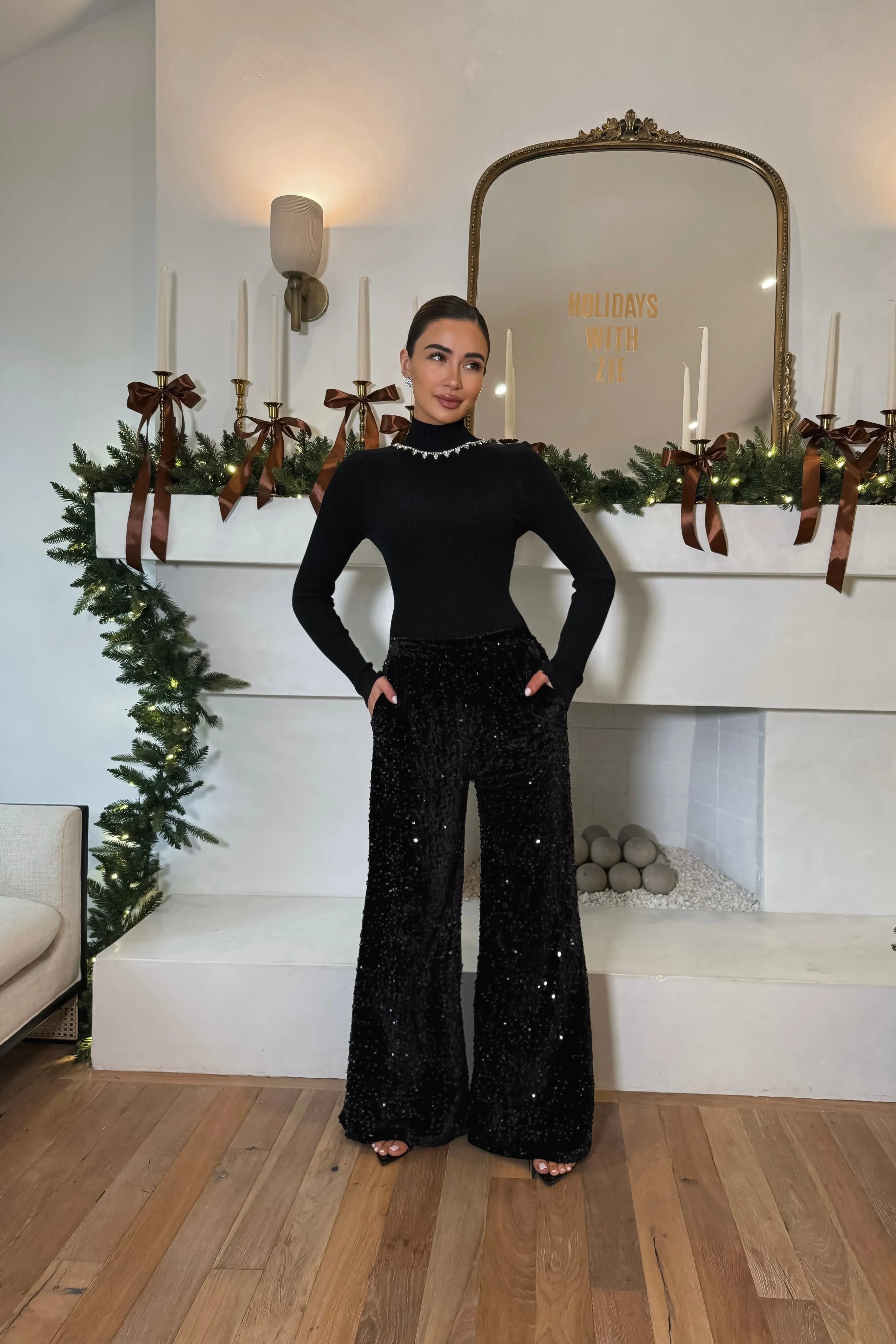 Amir Sequin Pants