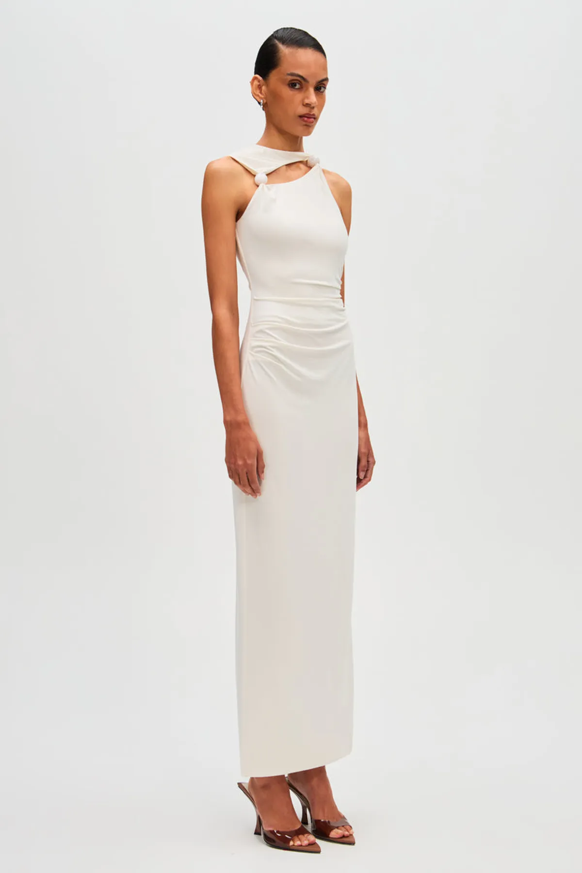 Arna Cupro Maxi Dress