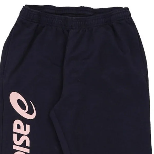 Asics Joggers - Medium Navy Cotton Blend