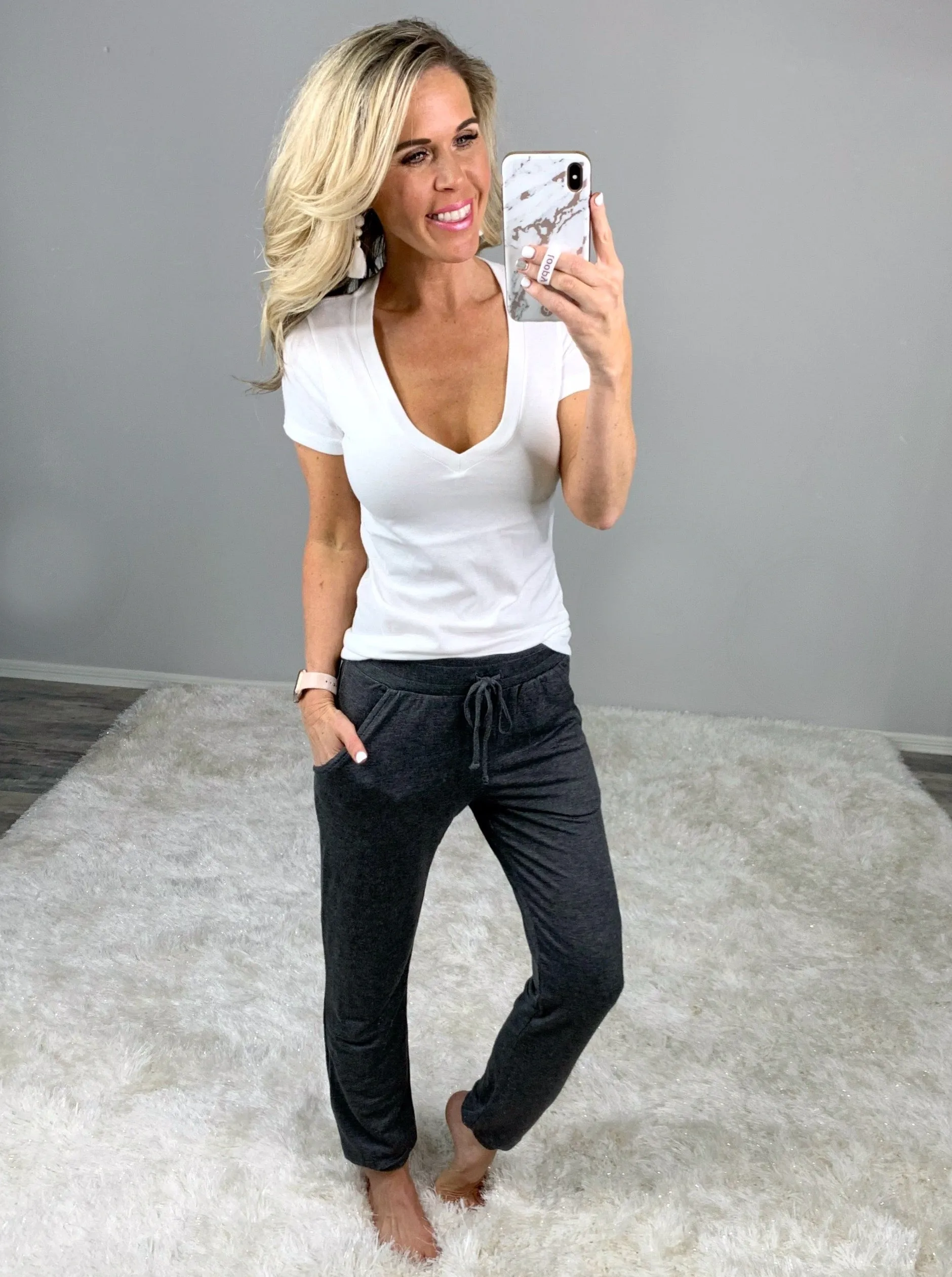Basic Joggers - Charcoal