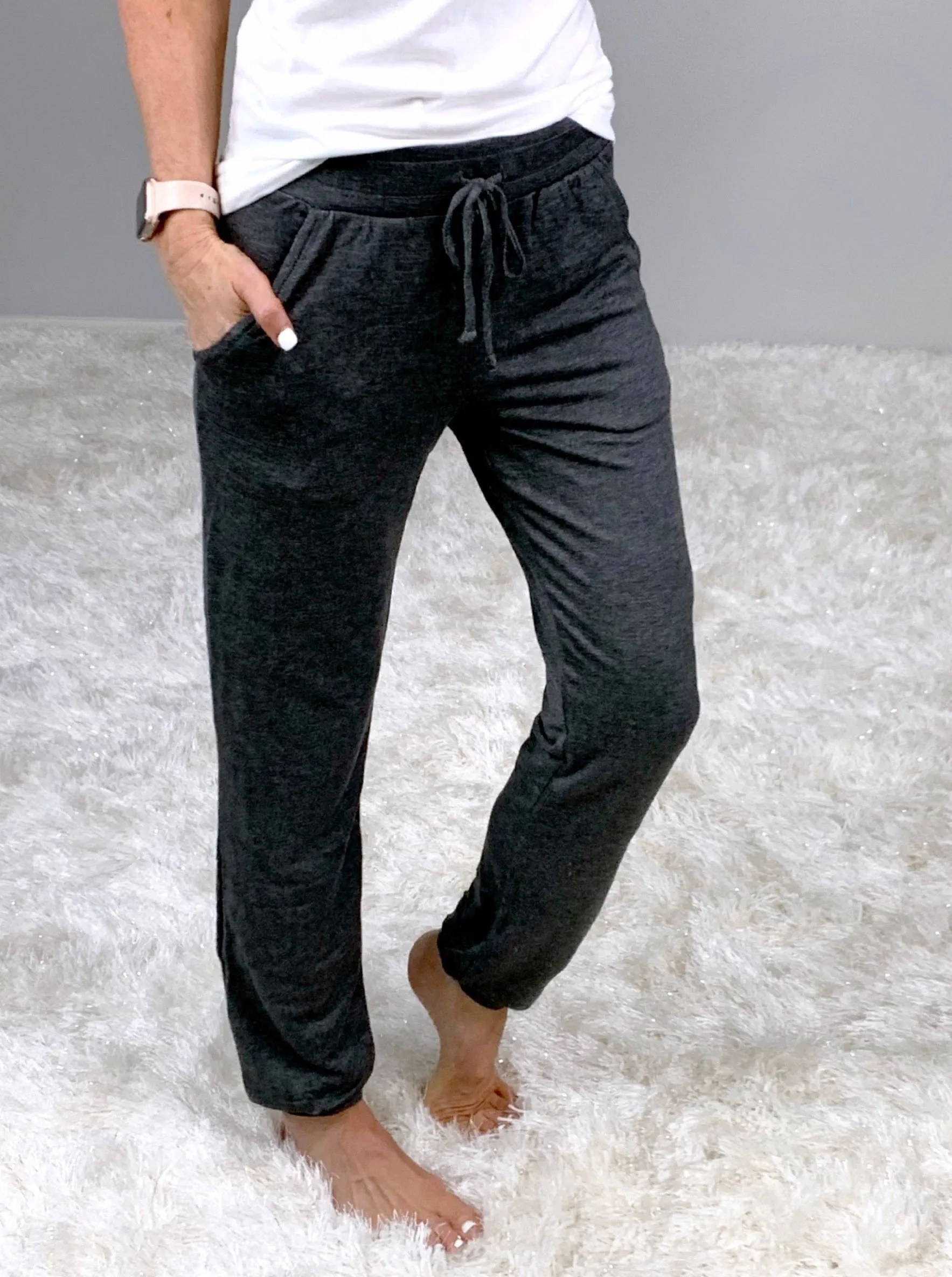 Basic Joggers - Charcoal