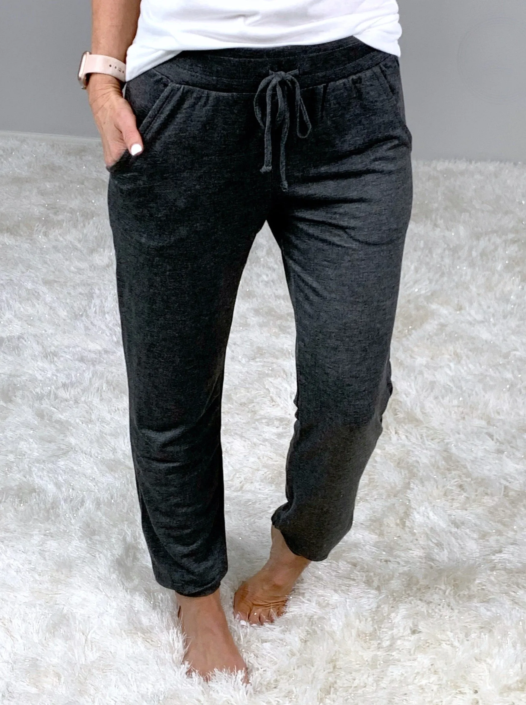 Basic Joggers - Charcoal