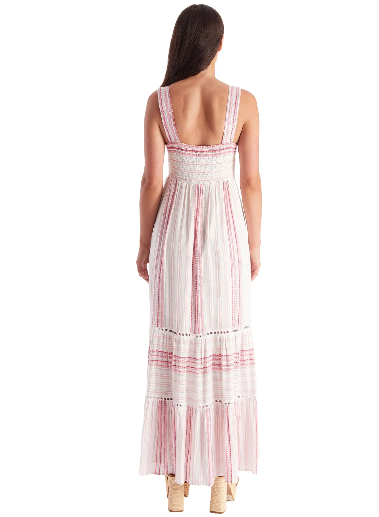 BELLA MAXI DRESS - PINK STRIPE