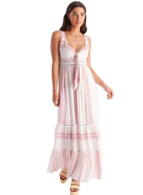BELLA MAXI DRESS - PINK STRIPE