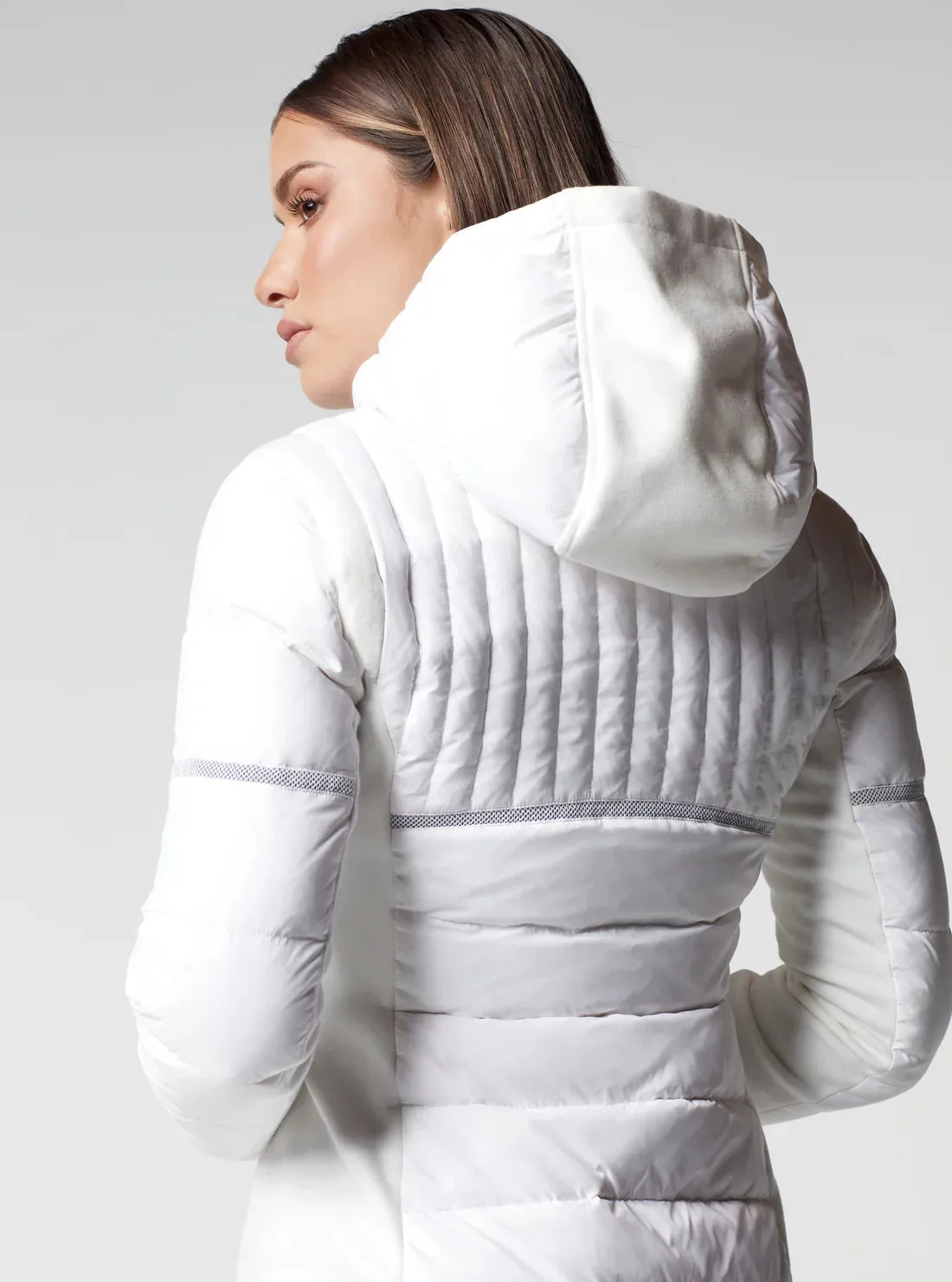 Blanc Noir Reflective Inset Down Filled Featherweight Parka