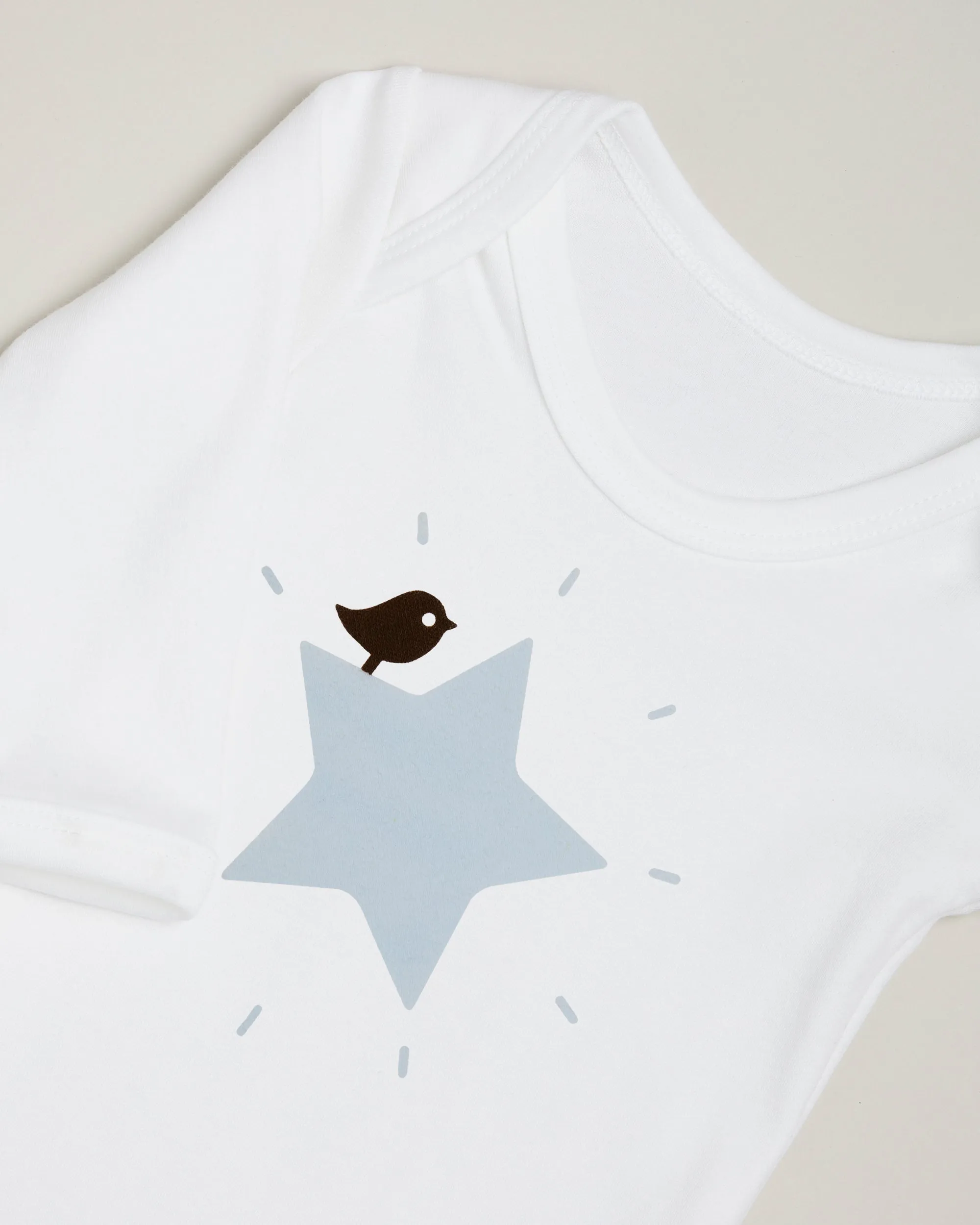Blue Star Long Sleeve Bodysuit