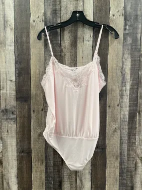 Bodysuit By Express In Pink, Size: L