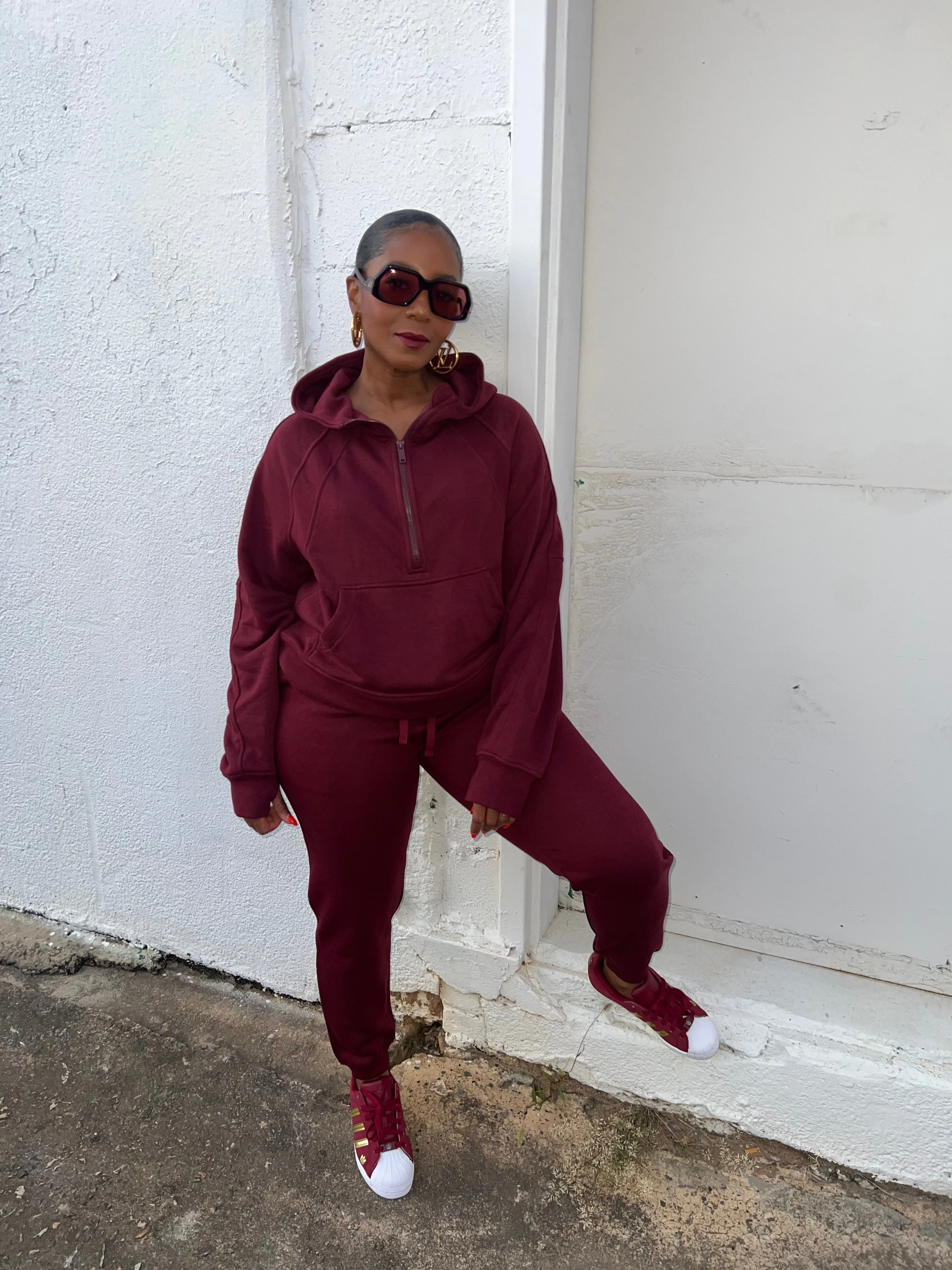 Bordeaux Jogger Set