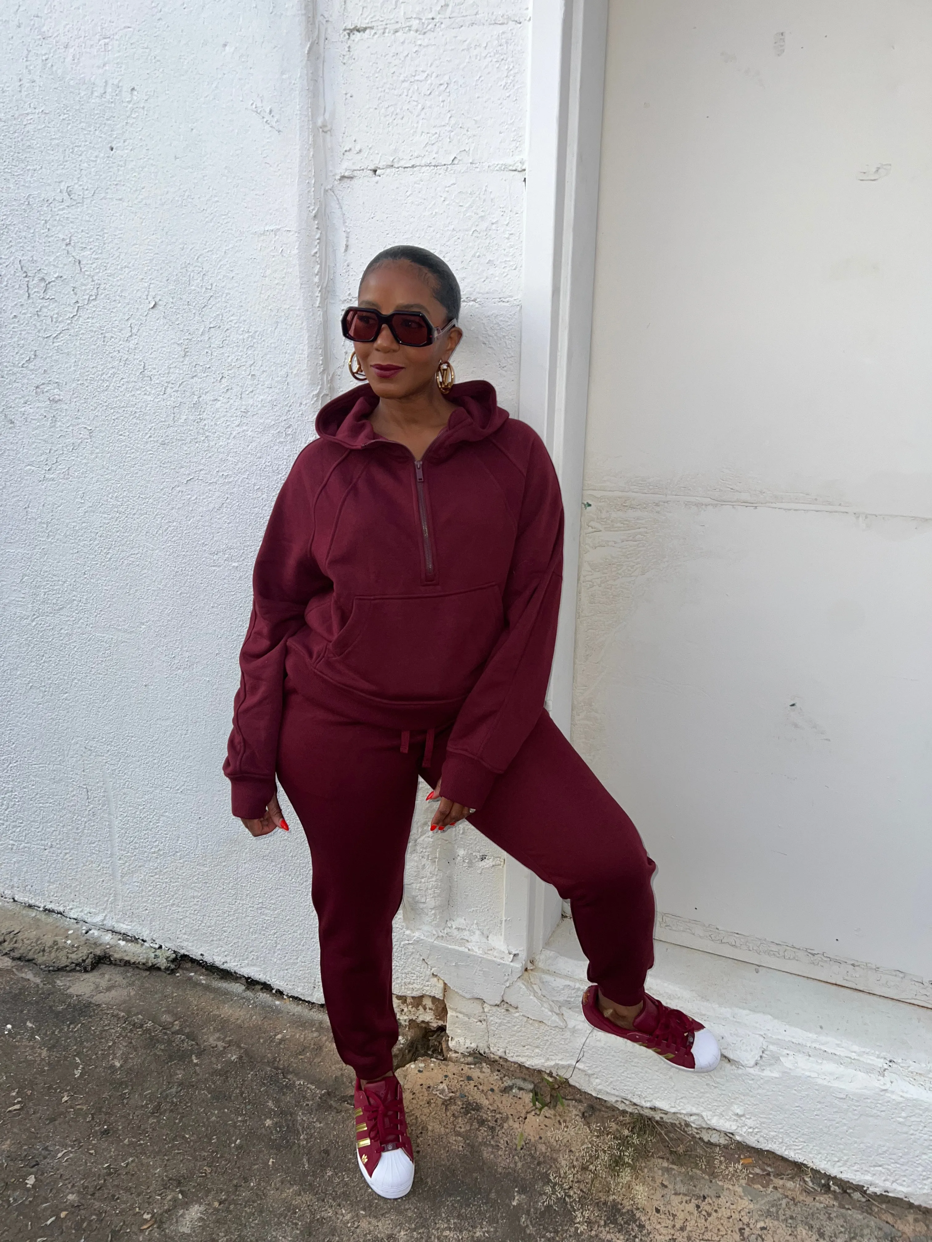 Bordeaux Jogger Set