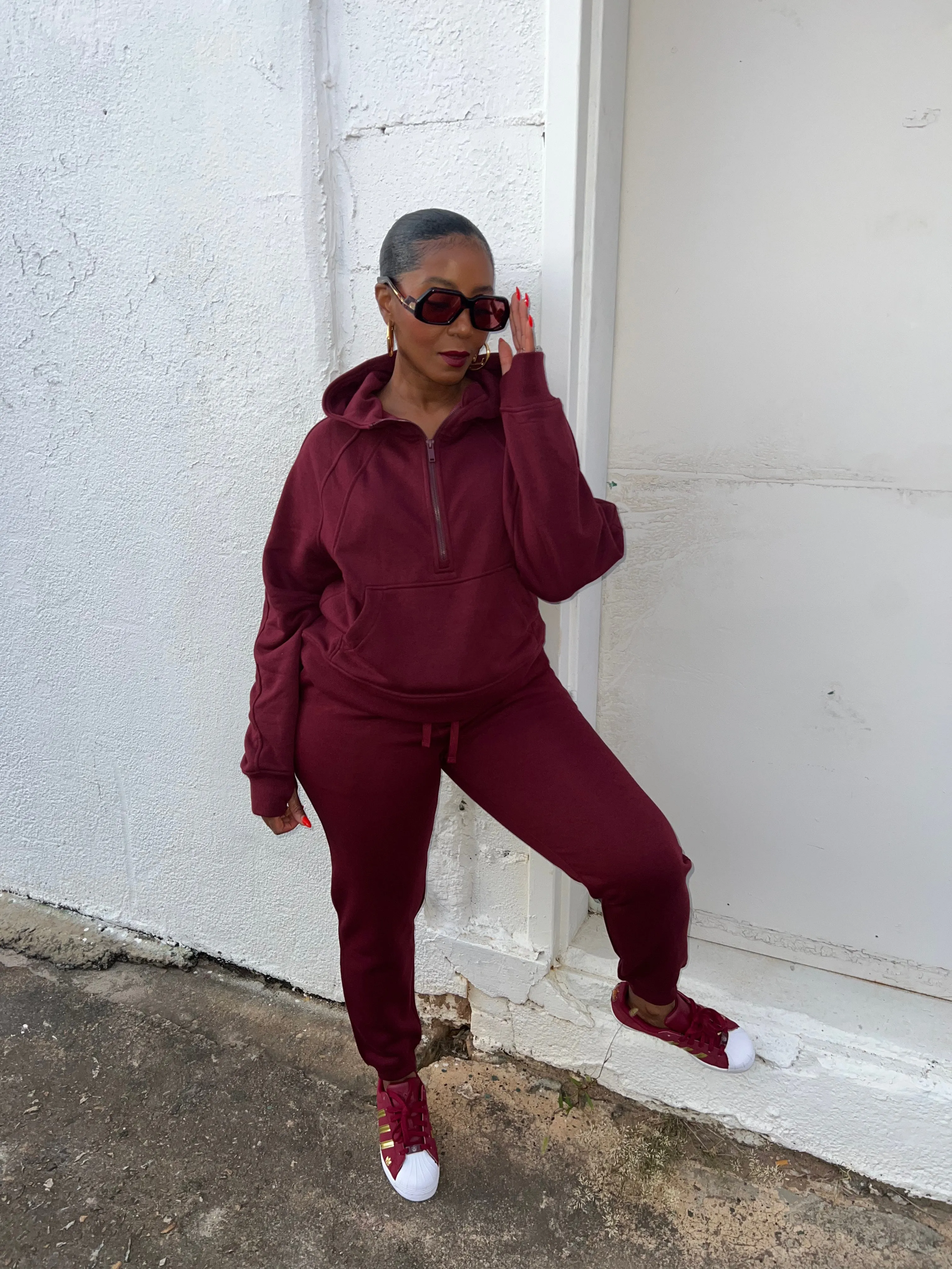 Bordeaux Jogger Set