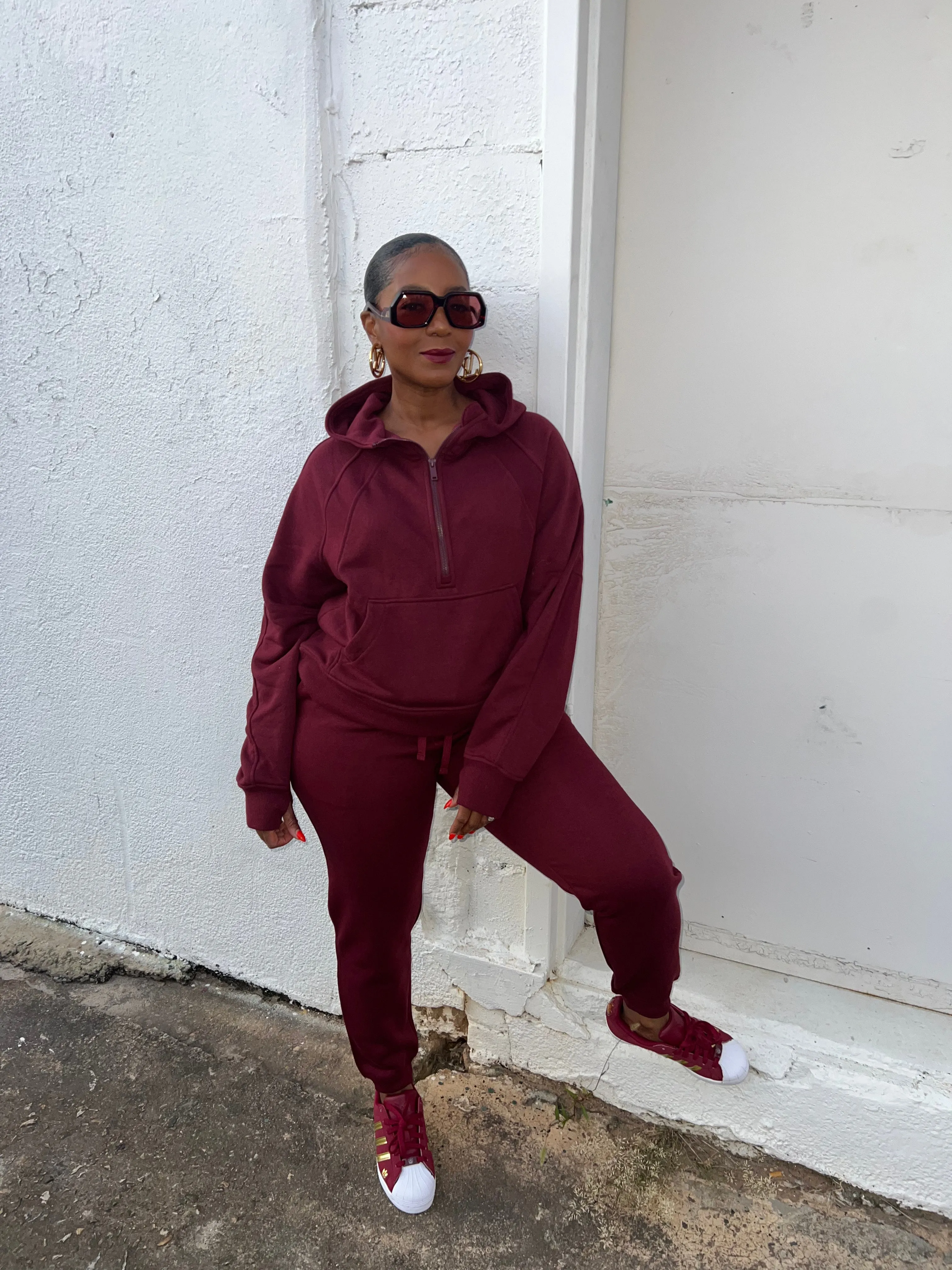 Bordeaux Jogger Set