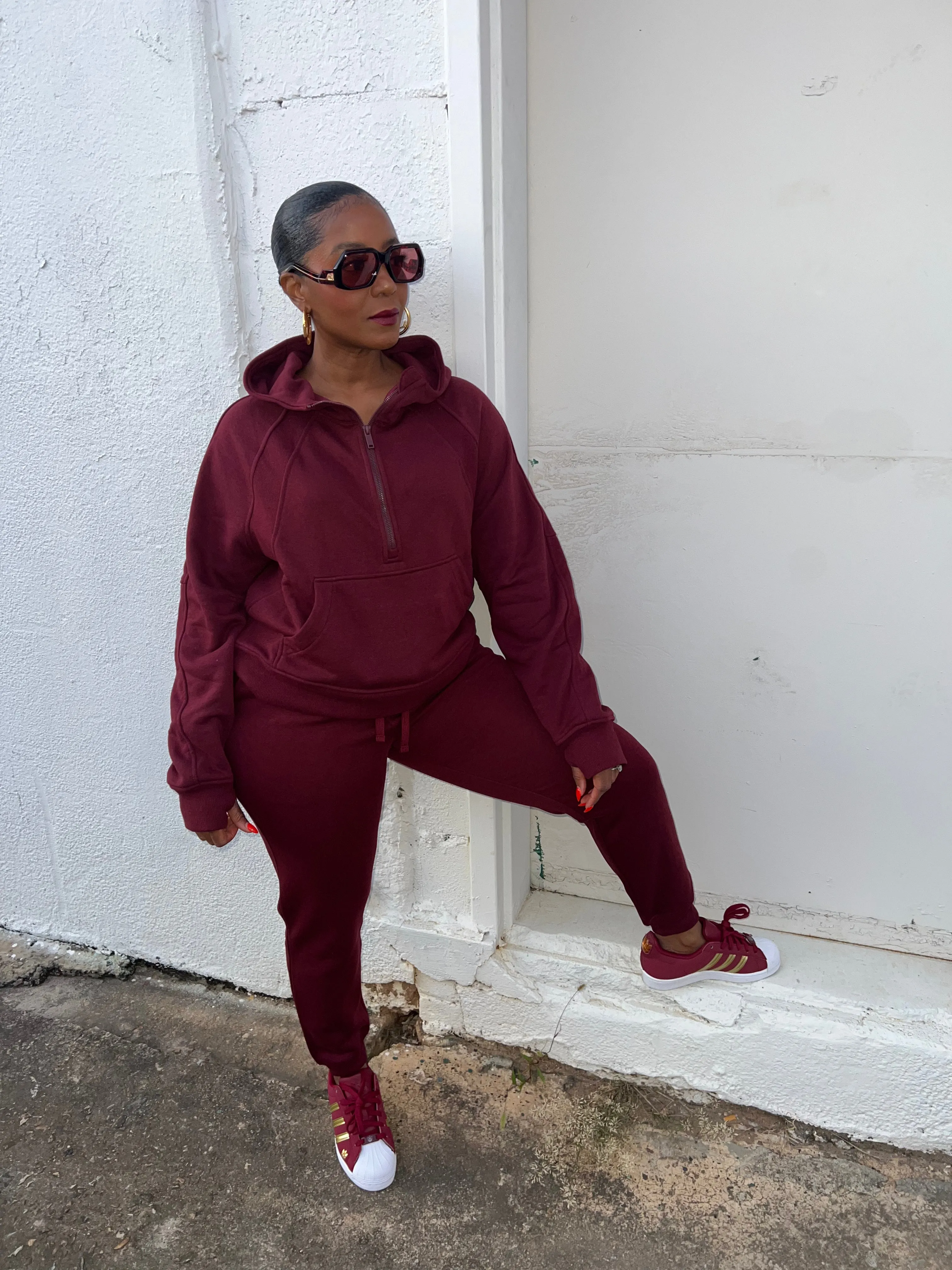 Bordeaux Jogger Set