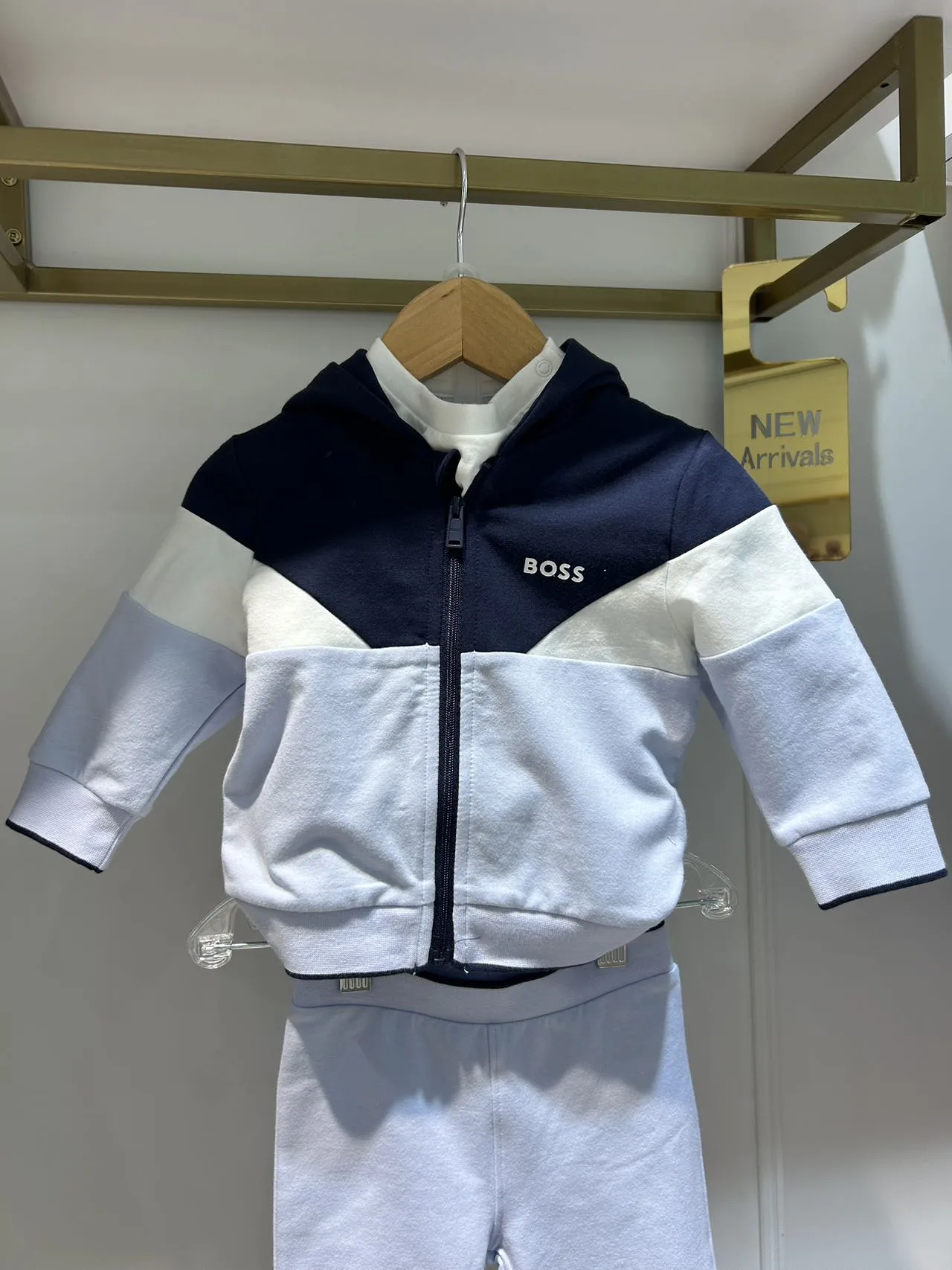 BOSS Baby Boys Cotton Tracksuit Set