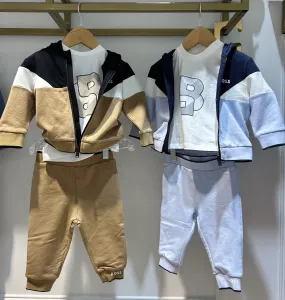 BOSS Baby Boys Cotton Tracksuit Set