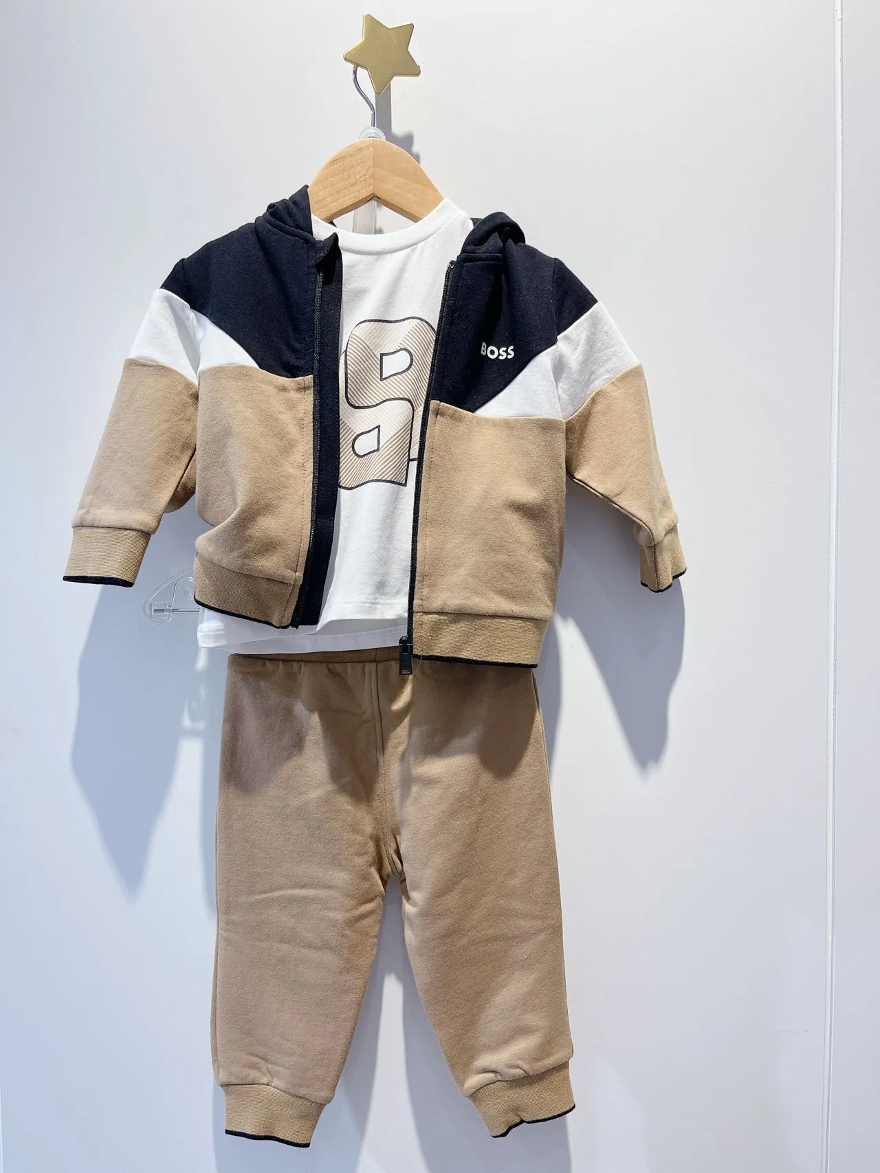 BOSS Baby Boys Cotton Tracksuit Set