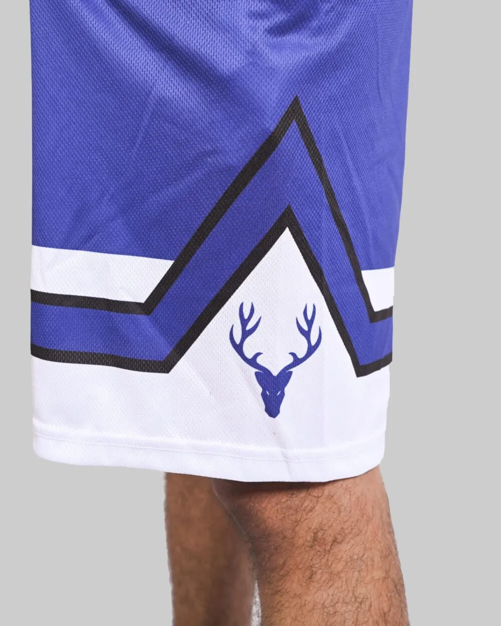BreezyBall Dri-Fit Shorts (NAVY BLUE & WHITE)