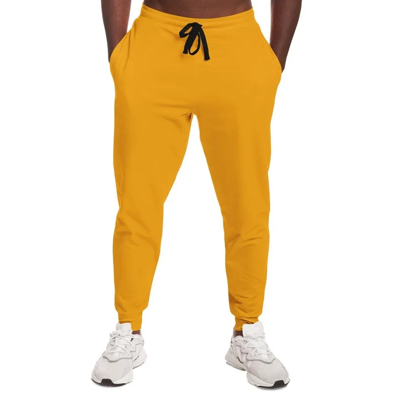 Bright Orange Joggers | Unisex | with PLUS sizes | Bright Pure Orange | C0M38Y100K0