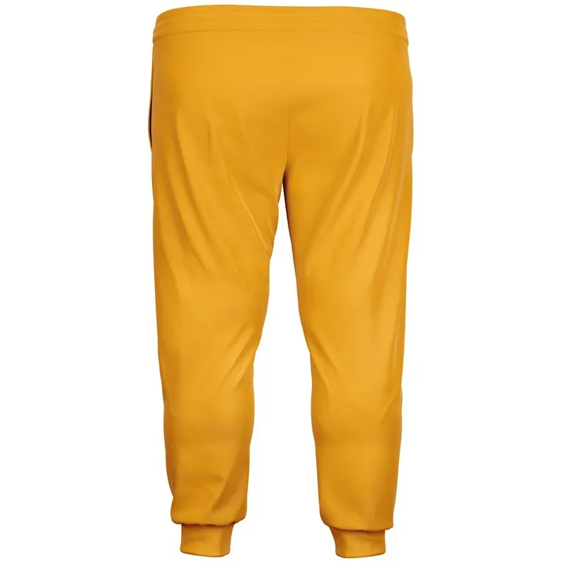 Bright Orange Joggers | Unisex | with PLUS sizes | Bright Pure Orange | C0M38Y100K0
