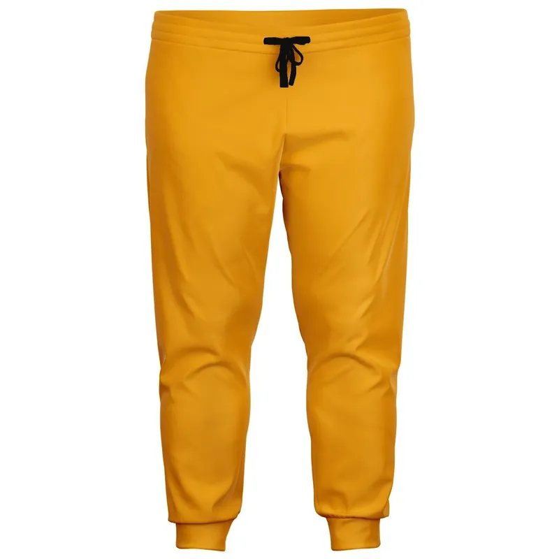 Bright Orange Joggers | Unisex | with PLUS sizes | Bright Pure Orange | C0M38Y100K0