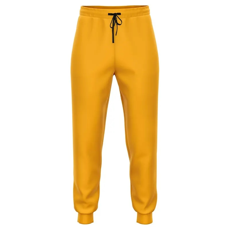 Bright Orange Joggers | Unisex | with PLUS sizes | Bright Pure Orange | C0M38Y100K0