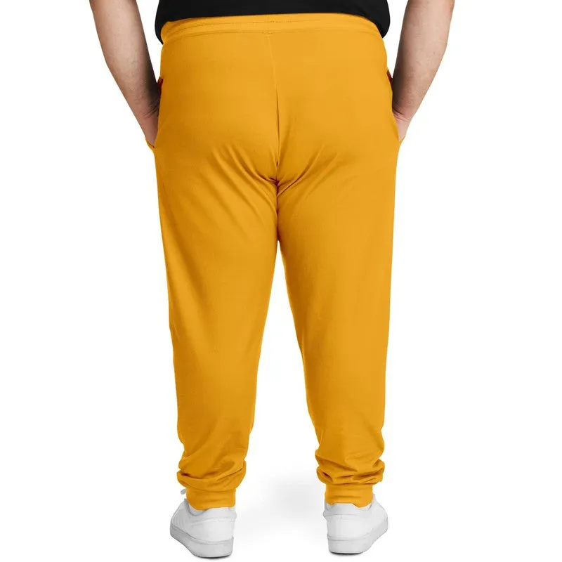 Bright Orange Joggers | Unisex | with PLUS sizes | Bright Pure Orange | C0M38Y100K0
