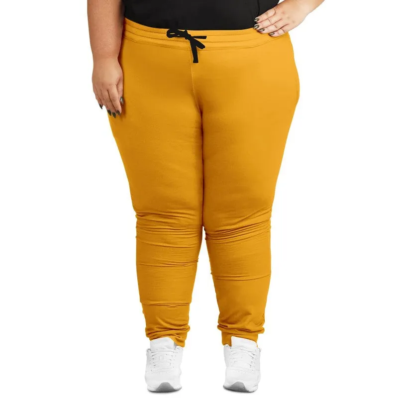 Bright Orange Joggers | Unisex | with PLUS sizes | Bright Pure Orange | C0M38Y100K0