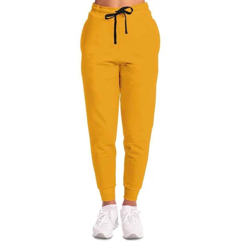 Bright Orange Joggers | Unisex | with PLUS sizes | Bright Pure Orange | C0M38Y100K0