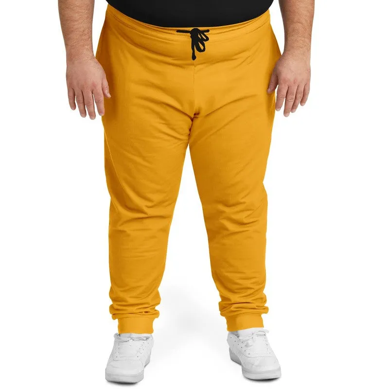 Bright Orange Joggers | Unisex | with PLUS sizes | Bright Pure Orange | C0M38Y100K0