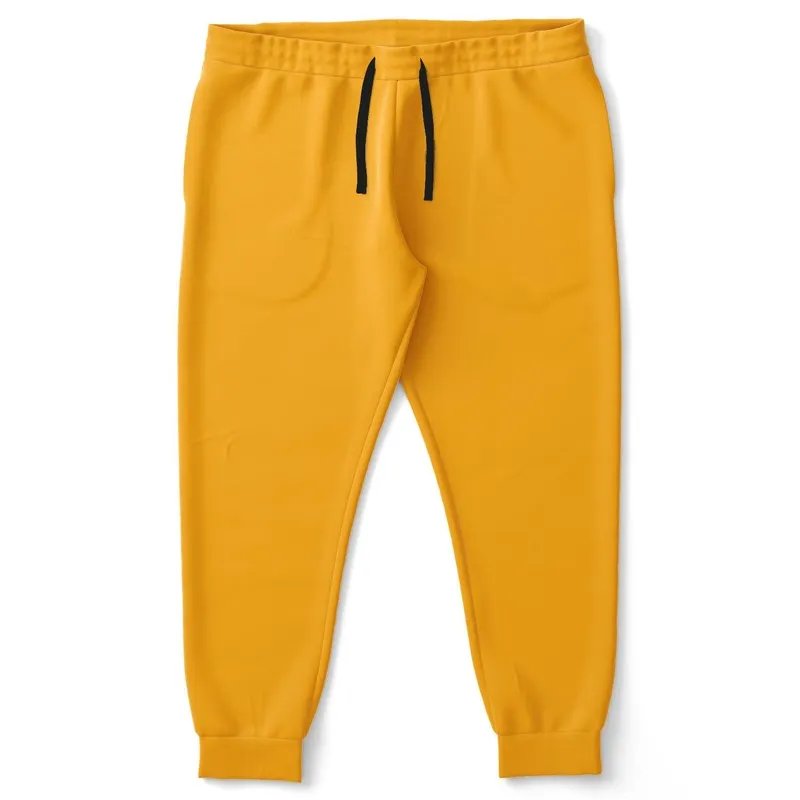 Bright Orange Joggers | Unisex | with PLUS sizes | Bright Pure Orange | C0M38Y100K0