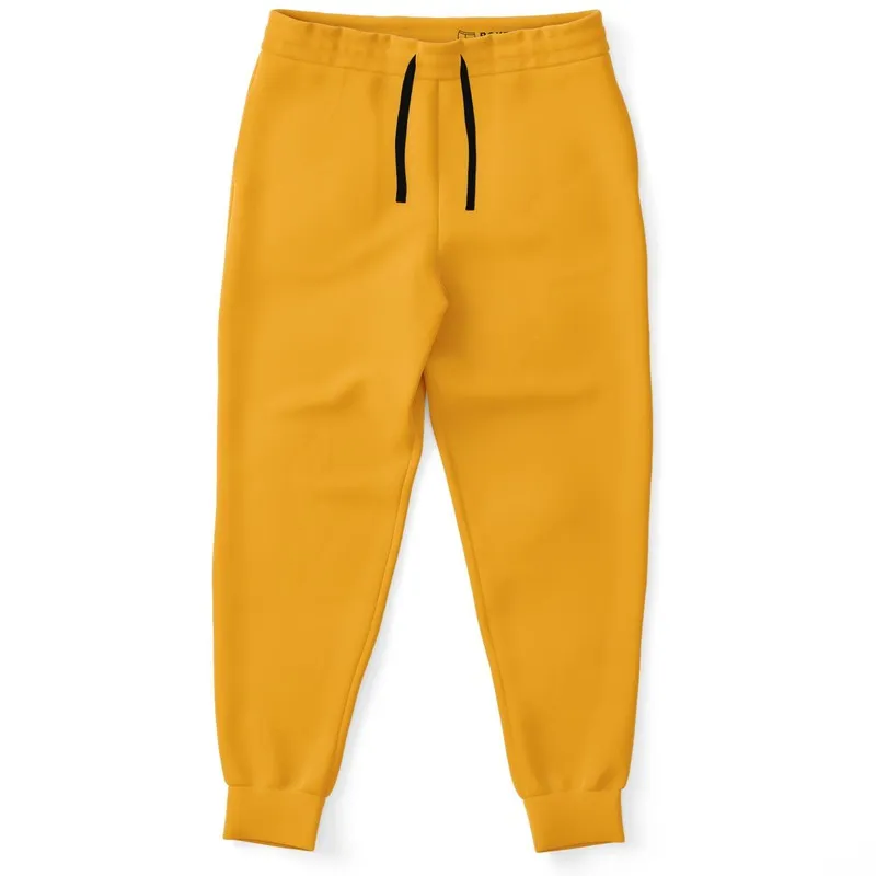 Bright Orange Joggers | Unisex | with PLUS sizes | Bright Pure Orange | C0M38Y100K0