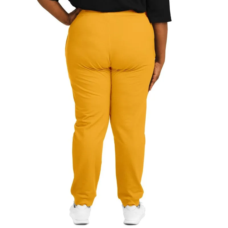 Bright Orange Joggers | Unisex | with PLUS sizes | Bright Pure Orange | C0M38Y100K0