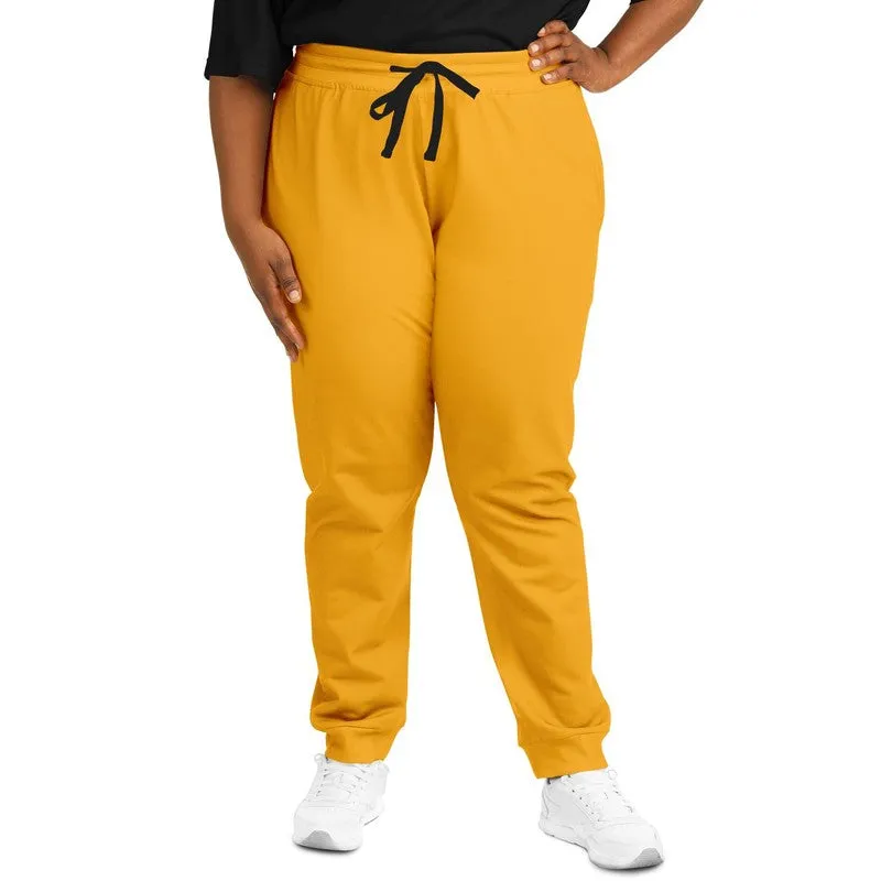 Bright Orange Joggers | Unisex | with PLUS sizes | Bright Pure Orange | C0M38Y100K0