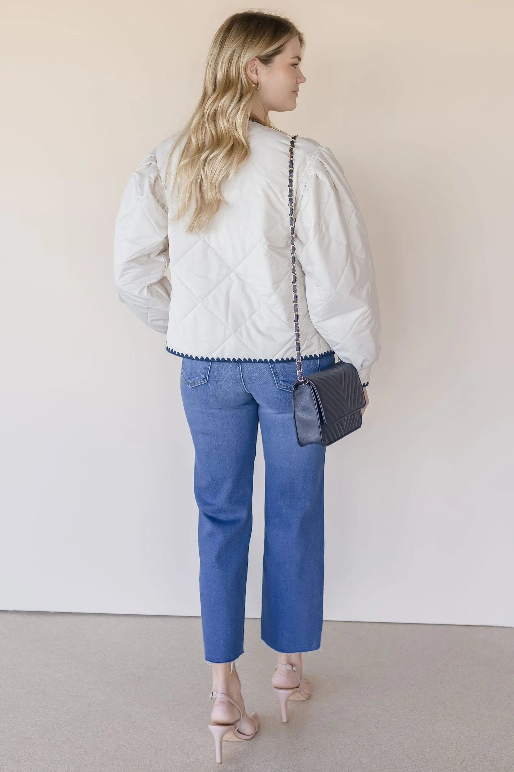 Brooklyn Whipstitch Quilted Jacket