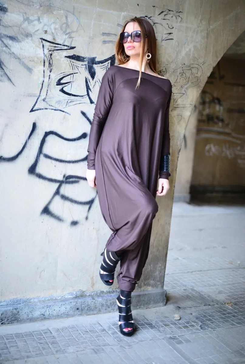 Brown Harem Jumpsuit Marla