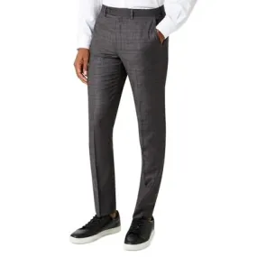 Calvin Klein Mens Regular fit Dress Pants 34 / 32 Charcoal Grey Plaid