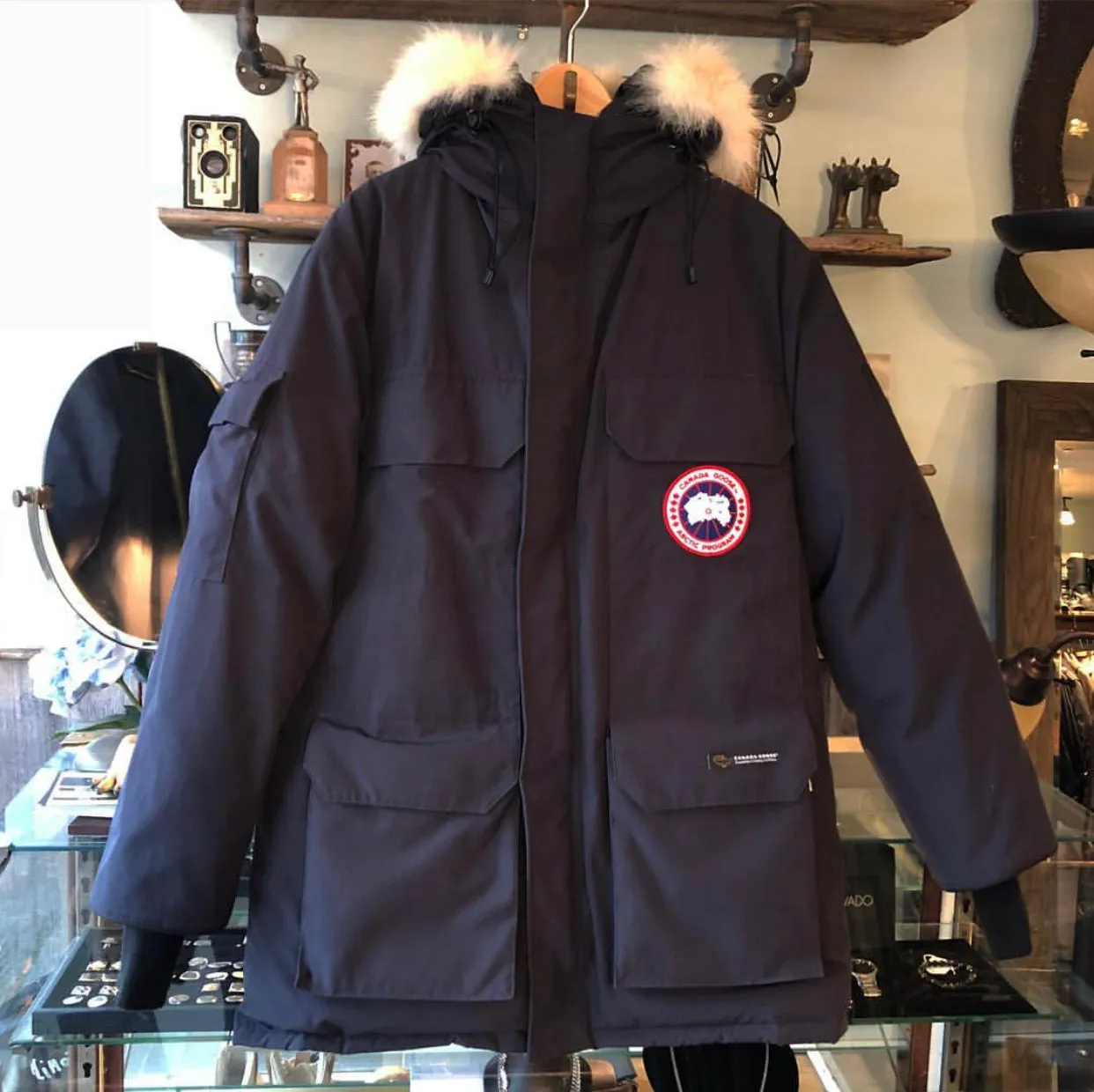 Canada Goose Black Expedition Parka - S