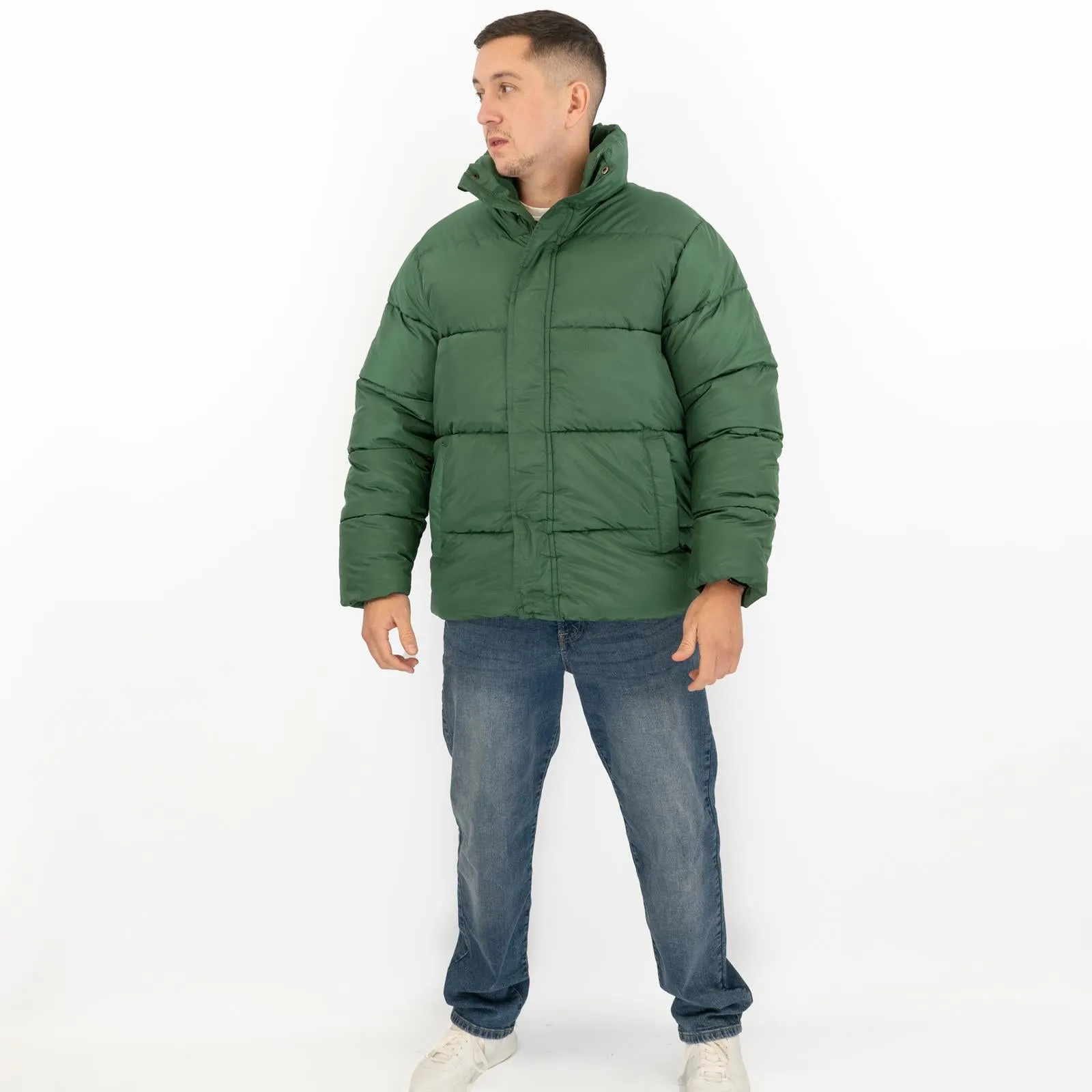Carhartt WIP Mens Doville Water Repellent Puffer Jacket Green