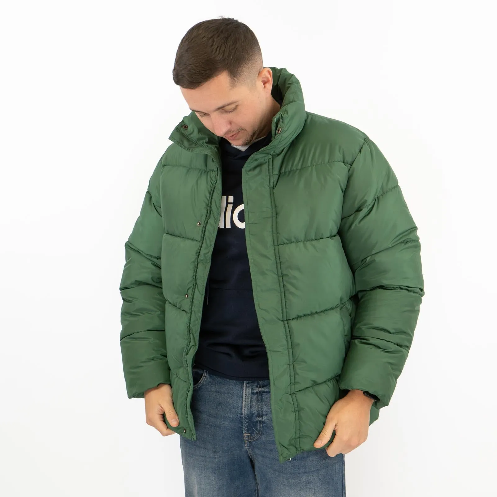 Carhartt WIP Mens Doville Water Repellent Puffer Jacket Green