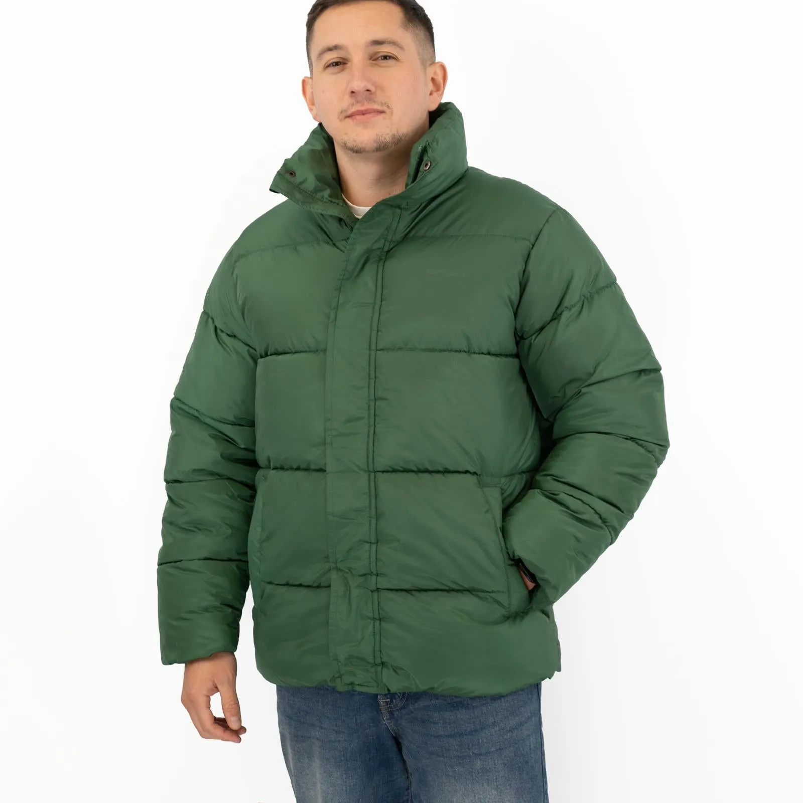 Carhartt WIP Mens Doville Water Repellent Puffer Jacket Green