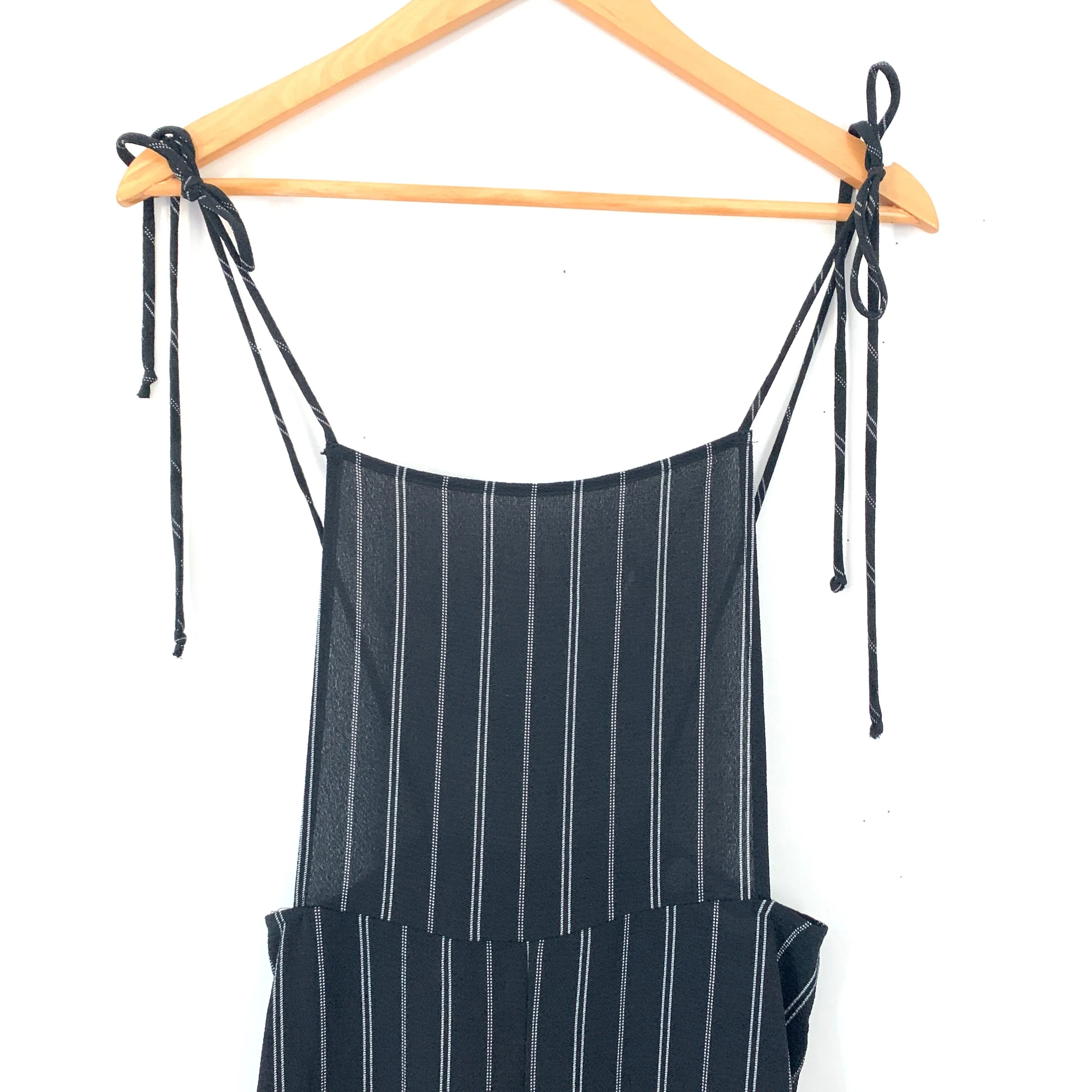 Carly Jean Black & White Jumpsuit/Overalls- Size S