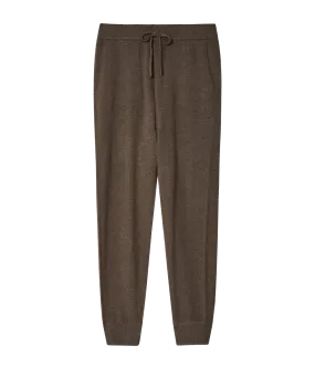 Cashmere Jogger in Russet Brown