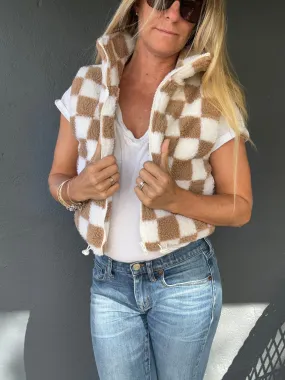 Check Me Out sherpa vest