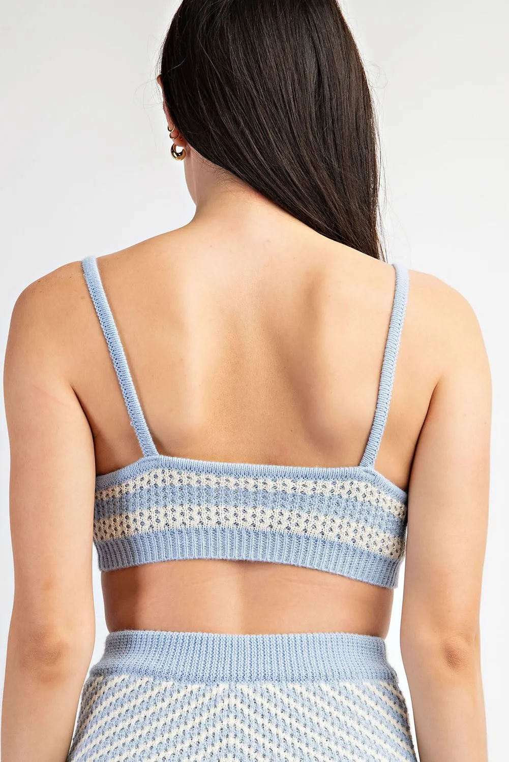 Coastal Knit Bra Top